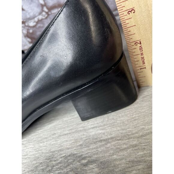 Rockport Black Leather Square Toe Pumps Heel Work Shoes Women’s Sz 8.5M US/39EU - Picture 10 of 16